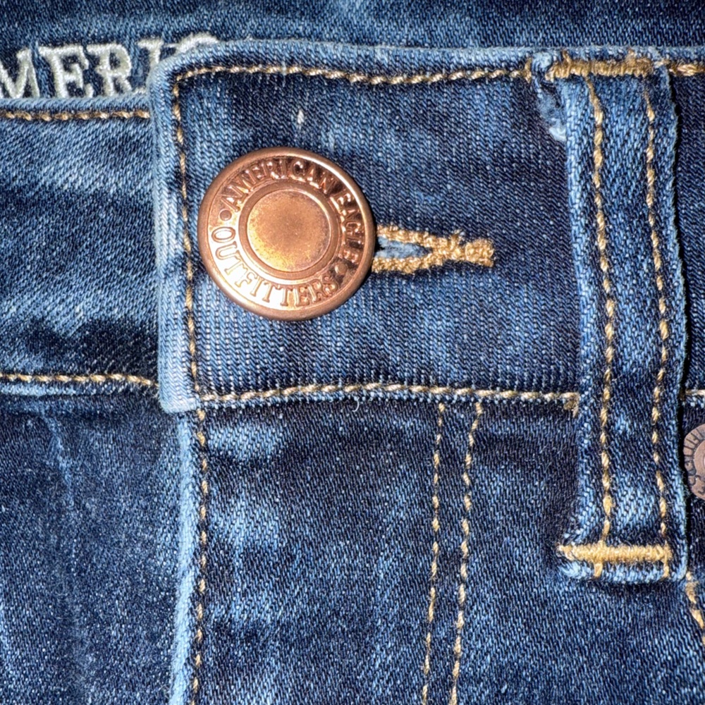 American Eagle Outfitters Denim Hi-Rise Mini Skirt - Picture 12 of 13